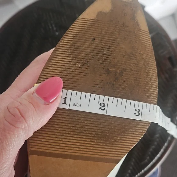 Dingo Vintage White Leather Western Cowboy Boots Laser Star Cutout Size 6.5 - Picture 15 of 15